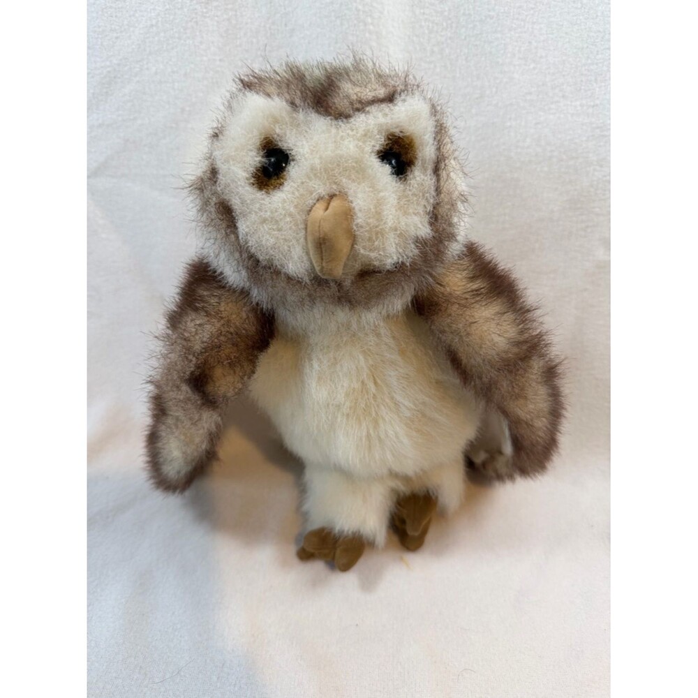 Folkmanis Barn Owl Full Body Hand Puppet 10.5" Plush Realistic Bird